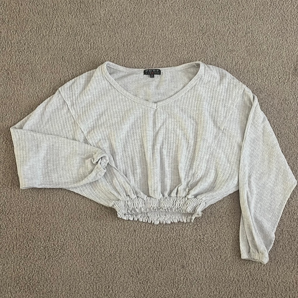 “Poof- Long Sleeve Top size small”